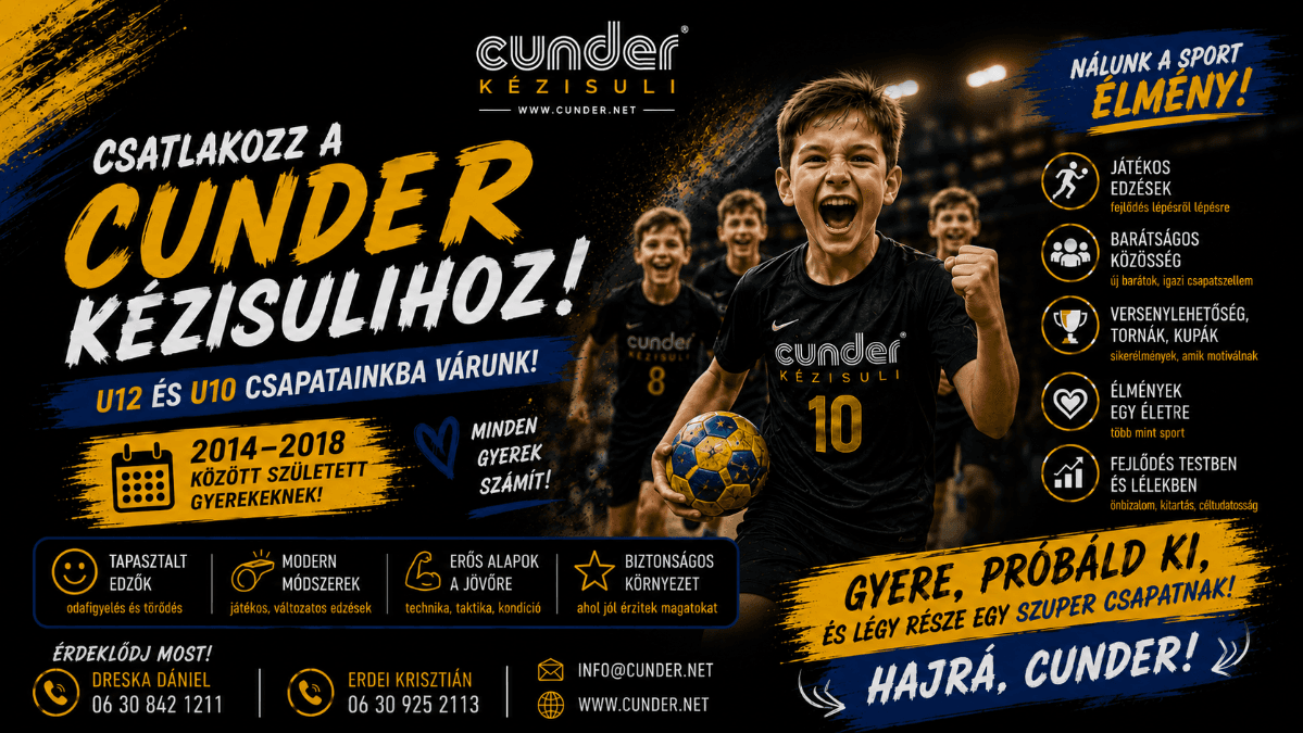 ⚡ Gyere el, próbáld ki, és döntsd el te – vár a Cunder Kézisuli!