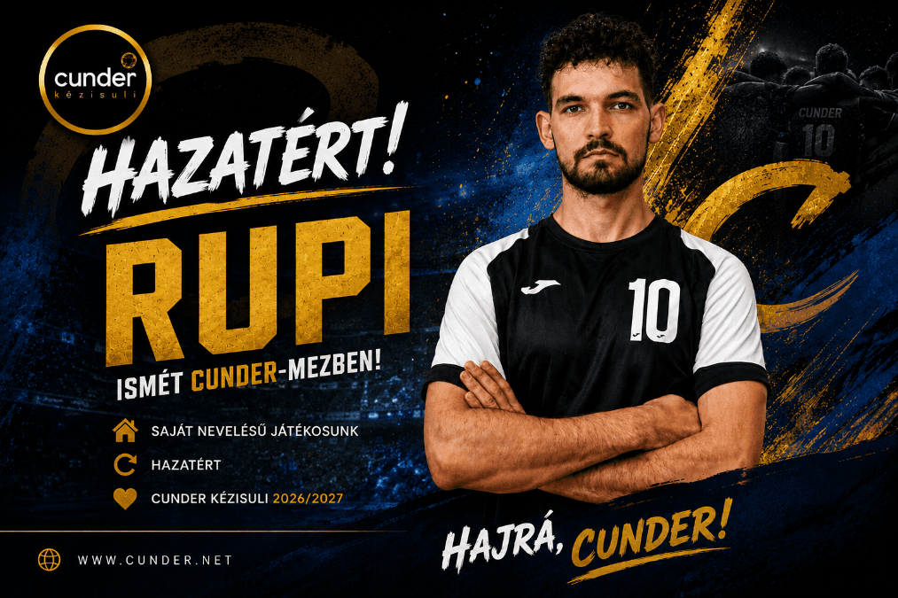 đ HazatĂ©rt! Ruprecht Benedek ismĂ©t Cunder-mezben!